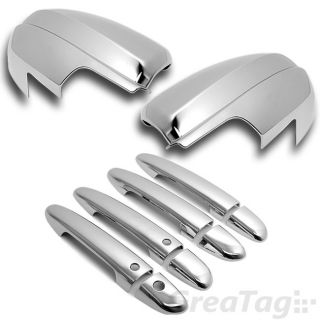 09 UP MAZDA 2 3 6 CHROME DOOR HANDLE COVER TRIM + SIDE MIRROR COVER