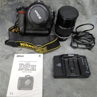 Nikon D2H Digital Camera with 2 Lenses and Accessories WOW
