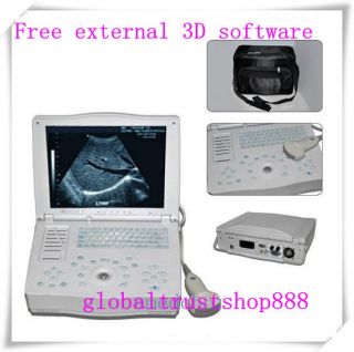 Full Digital Portable Ultrasound Scanner Convex Linear Probe Free 3D
