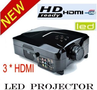  Overhead Digital Projector HD LED Projector for Home Cinema VGA