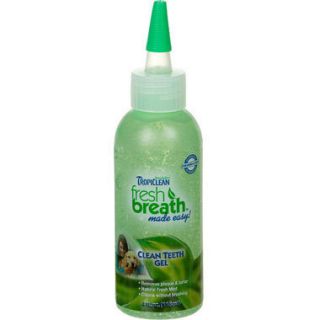 Tropiclean Fresh Breath Clean Teeth Gel for Cats 2floz Fresh Mint