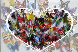  Magnetic 3D Butterfly Wedding Festival Party Decoration 3