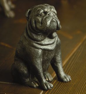  Statue Desk Paperweight Door Stop Decorative Figure Pug Dog