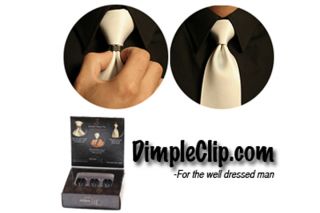 Dimple Clip Necktie Accessory Like A collar Stay for your Tie Wedding