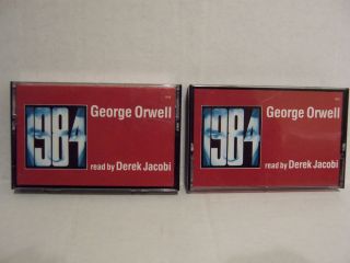  George Orwell Cassette Tape Audio Book Read by Derek Jacobi