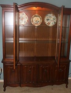 antique dining room set and hutch