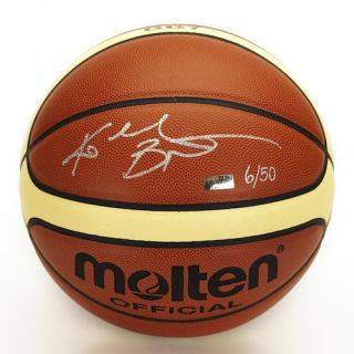 Kobe Bryant Signed Molten Olympic Basketball Le 50 Panini