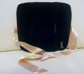 YSL Black Makeup Brush Case Bag Pouch Brand New 100 Genuine