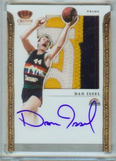Dan Issel 11 12 Preferred Crown Royale Silhouette Prime Patch