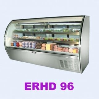 New Leader 96 SS High Curved Glass Deli Case