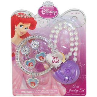 Disney Princess Jewelry Set Ariel with Talking Pendant