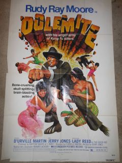  1975 Original 27x41 Poster Rudy Ray Moore DUrville Martin Cool
