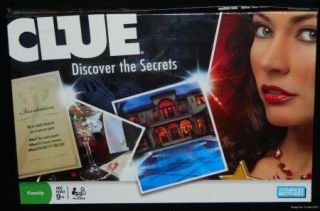 Clue Mystery Detective Family Board Game New, Sealed BOX SLIGHTLY