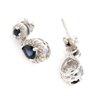 This pair of earrings are sophisticated and elegant. They are made of