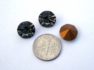 Preciosa 48SS Black Diamond Machine Cut Rhinestones