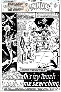 Ditko Adventure Comics 478 Splash Original Art Starman