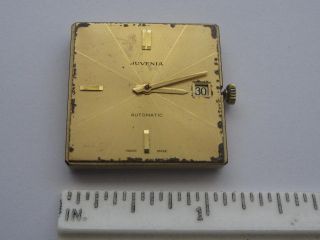 JUVENIA MFG 1015 17J WRISTWATCH DIAL & MOVEMENTS PARTS