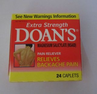 Doans Extra Strength Magnesium Salicylate (NSAID) Pain Reliever 24