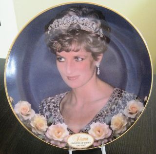 Princess Diana Portrait Plate in Memoriam