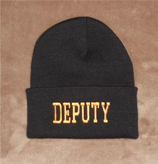  Deputy Sheriff Beanie Hat Watchcap Made in USA