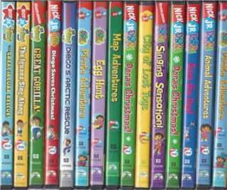 Dora The Explorer & Diego 5 DVDs Movies Lot You Pick The Titles Kids