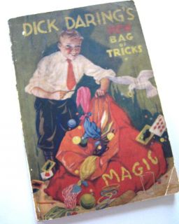 1934 Antique Dick Darings Tricks Quaker Puff Rice Magic Coin Match