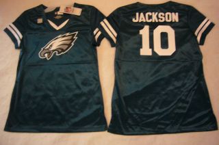 Ladies Women NFL Apparel Eagles DeSean Jackson Jersey 100 Polyester