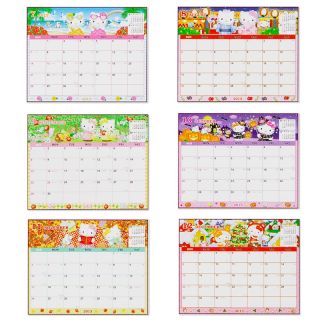 2013 Hello Kitty w Mimmy Desk Calendar Plan 19 x 15 cm 7 5 x 5 9 w