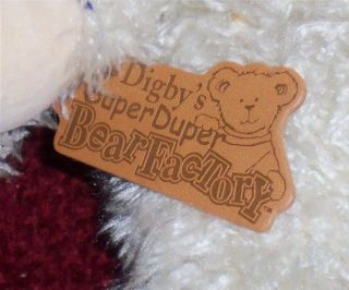 this bunny was made at digby s super duper bear factory at boyds bear