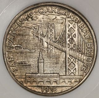 half dollar commemorates the opening of the San Francisco Oakland Bay