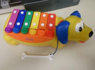  Xylophone Music Musical Dog Pull Along Toy Toddler Educational