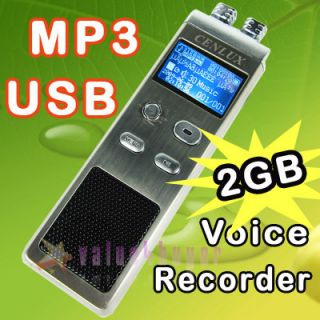 Digital Voice Recorder Dictaphone Pen  USB 2GB C60