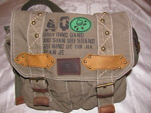  Postman Canvas Messenger Military Bag Handbag D 221