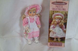 Amanda Porcelain Doll Wyndham Lane Collectible