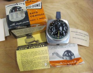 You are bidding on an NOS Airguide Visi Dome Auto Compass. Part #84 A