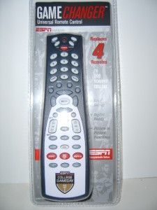 espn gameday universal 4 device remote control