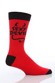 Mens 1 Pair Sockshop Valentines Sexy Devil Socks