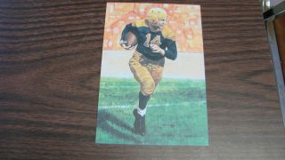 1991 Don Hutson Goal Line Art Card Green Bay Packers