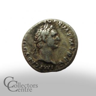 Domitian AR Denarius Minerva Standing