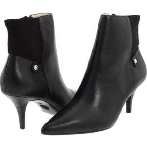 Womens Shoes Michael Kors Bromley Bootie Ankle Boots Pointy Toe Black
