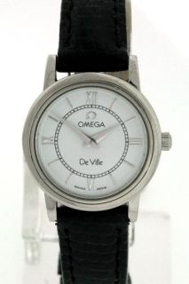 omega deville stainless steel ladies 23mm watch