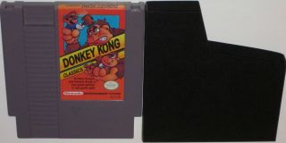   Kong Classics Game Rare With Dust Cover Nintendo NES Donkey Kong Jr