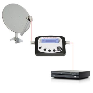 SF 9505A Digital Satellite Signal Meter Finder DirecTV Dish with