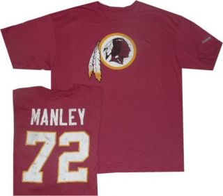 Washington Redskins Dexter Manley Throwback Pro Style T Shirt Small
