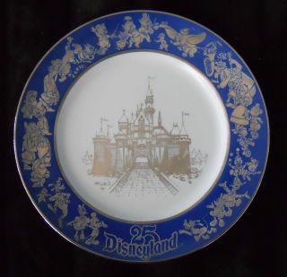 Disney 25 Year Anniversary Collector Plate in Original Box