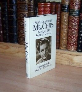 mr chips the life of robert donat 1st edition jacket