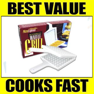 Microwave Waffle Grill Maker Mold Pancake New Pro Baker Machine Double