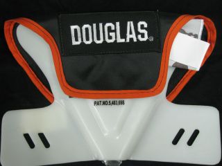 New Douglas Football Shoulder Pad Butterfly Cowboy Collar Black