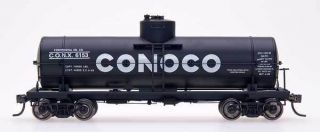 HO Scale Red Caboose RR 33005 13 10K Gal Tank Car 6178 Conoco