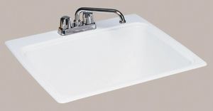 Swanstone Dit 018 Laundry Sink Self Rimming Bisque